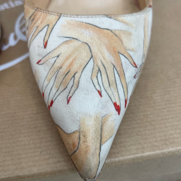 Multi color hand print Christian Louboutins - Picture 8 of 8